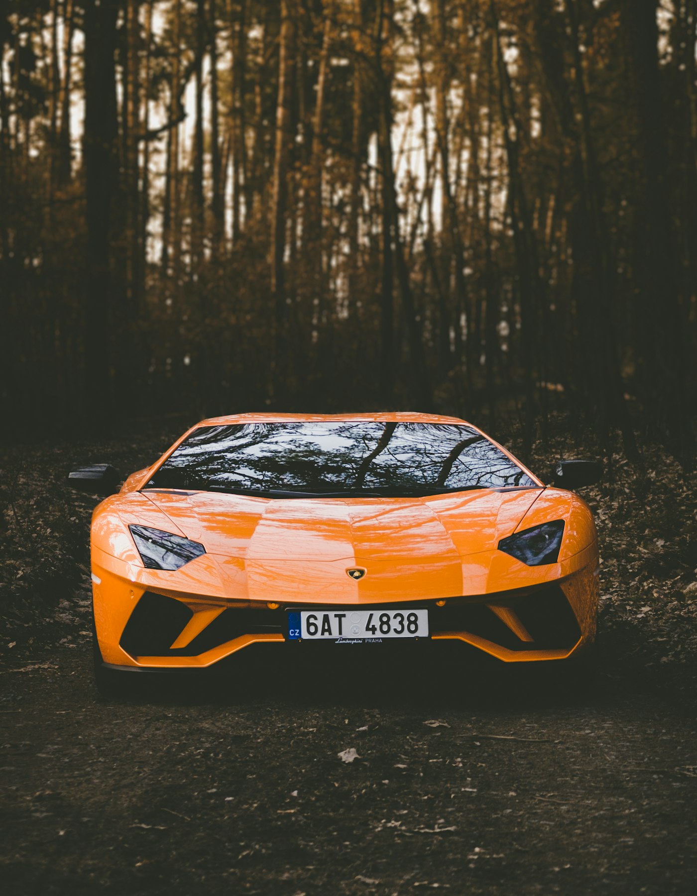 Supercar italiana in posa fotografica